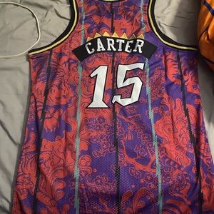 Men's Toronto Raptors Vince Carter Mitchell & Ness Purple Hardwood Classics